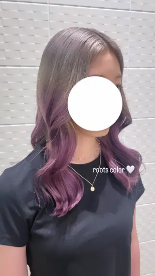 セミロング カラー ZELE新瑞橋店所属・吉川 璃々花のヘアスタイル