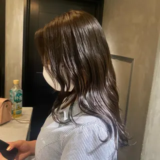 セミロング カラー デザイン/アレンジ ❤︎イシイレイのヘアスタイル