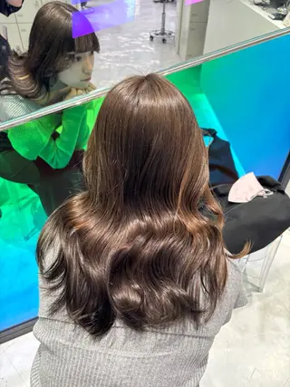 ロング カラー 💖ミルクティー💖 あかり💖のヘアスタイル