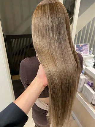 ロング 🌈評価No.1🌈 艶髪カラー❌エクステのヘアスタイル