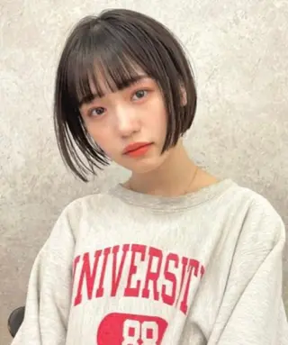 ミディアム ブリーチなし/透明感 /ショート/大世のヘアスタイル