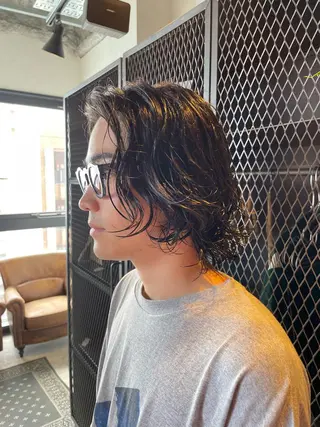 メンズ 金山/メンズパーマ 西村侑真のヘアスタイル