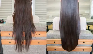 ロング カラー パーマ 髪質改善 jewel box~私のトリートメント~東梅田店所属・💎髪質改善専門 jewel boxのヘアスタイル