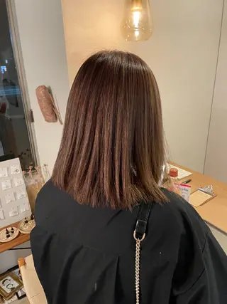 ミディアム 韓国ボブ👩🇰🇷 小野絢未のヘアスタイル