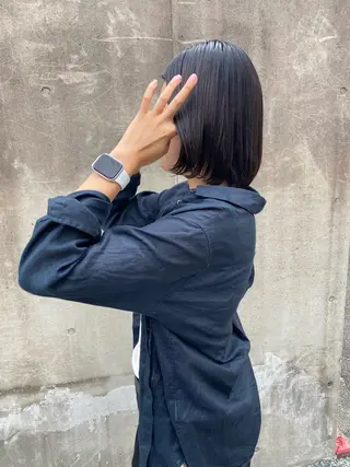 ミディアム 吉武 茂暉のヘアスタイル