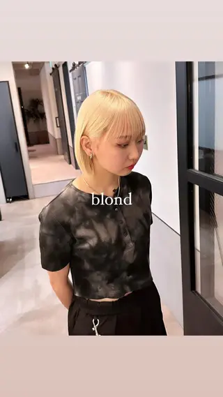 カラー storiiz所属・本田大輝top designerのヘアスタイル