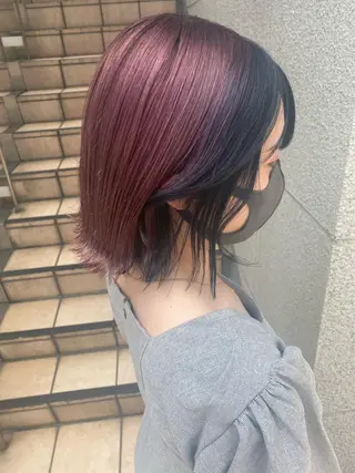 ショート カラー 💗💗韓国レイヤー yu-ki💗💗のヘアスタイル