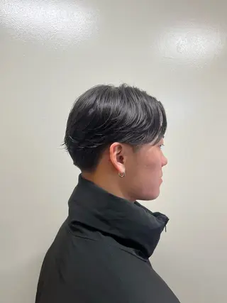 ショート パーマ メンズ 韓国風メンズ/毛流れ ヘアなら須田龍世のヘアスタイル