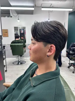 メンズ THE SUITS BROTHERS men's salon 名古屋 金山店所属・毛流れパーマ/ Rukiaのヘアスタイル