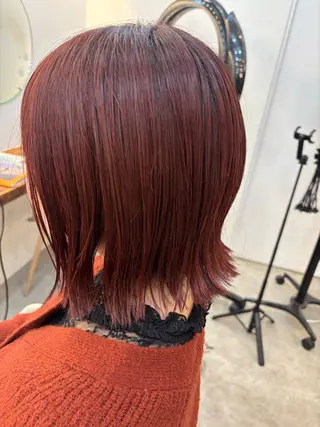 ミディアム 大木 華のヘアスタイル
