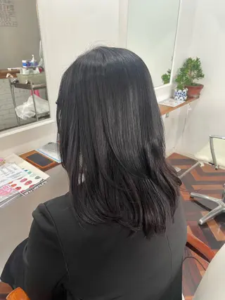 ミディアム mopa所属・mopa_kaede 暖色カラー/ロングのヘアスタイル