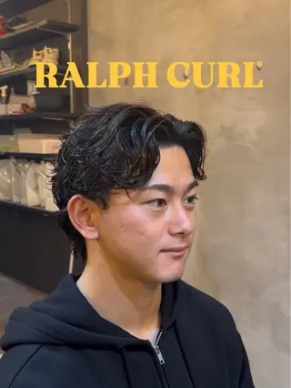 ショート パーマ メンズ 海外風メンズ🇺🇸 💈N.Yuto💈のヘアスタイル