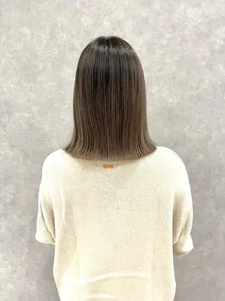 ミディアム カラー mood tatemachiのヘアスタイル