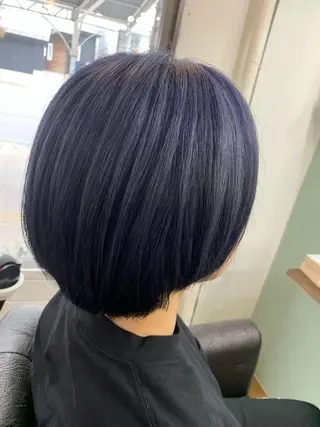 ミディアム カラー R ri R takagiのヘアスタイル