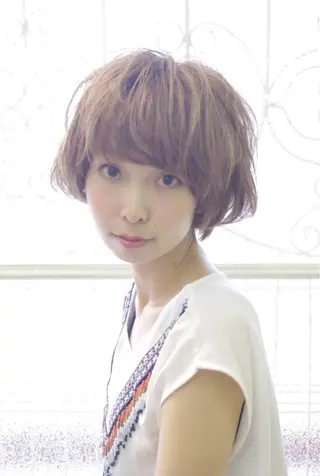 ミディアム hair create Conté所属・富岡 俊行のヘアスタイル