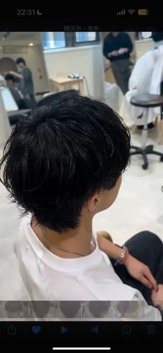 メンズ AI TOKYO  men's 横浜所属・【パーマの達人】 💎メンズ特化🔥徹のヘアスタイル