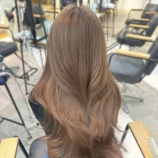 カラー 透明感カラー/レイヤ ーカットりこ🤎🫧のヘアスタイル