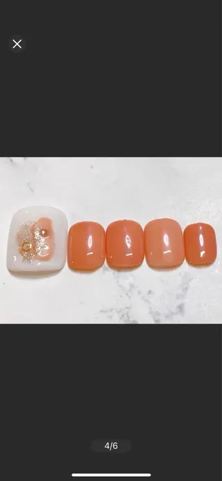 ネイル NANAE ネイル🌈虹のネイルデザイン