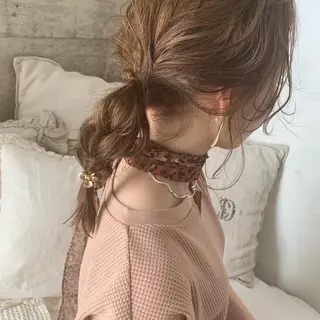 ヘアアレンジ ボブ/暖色/デザイン KOYUKI⛄️のヘアスタイル