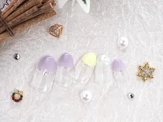 ネイル ネイルPetit Ribbonのネイルデザイン