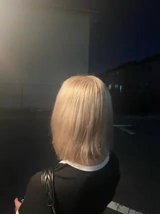 ミディアム カラー 🪼高評価🪼 💎柴崎の藤咲💎のヘアスタイル