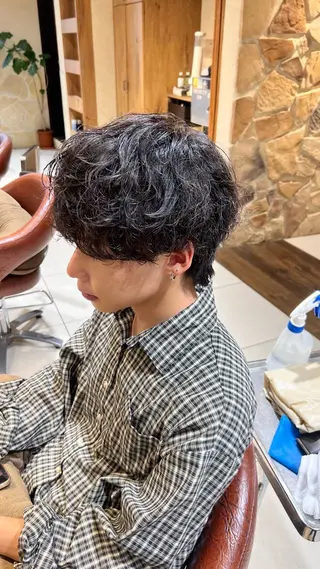 パーマ メンズ 新宿/メンズパーマ/ メンズ特化/和田瑞生のヘアスタイル