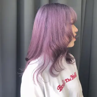 ロング カラー ORIKA 美容室のヘアスタイル