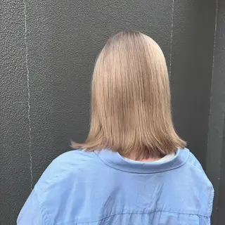 ミディアム カラー 八木 聖華のヘアスタイル