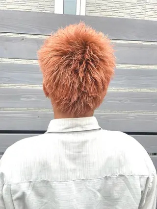 カラー メンズ ベージュ/透明感/ 桃子🎀のヘアスタイル