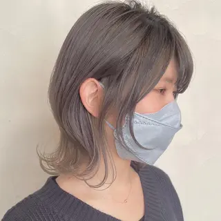 ミディアム カラー hair salon Ranun髪質改善のヘアスタイル