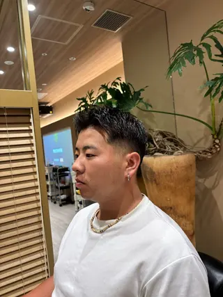 ショート メンズ YOSHIZAWA Inc premium 横浜所属・加藤 颯のヘアスタイル
