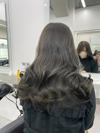 ロング ヘアアレンジ 表参道/透明感カラー /暗髪/ジュキヤのヘアスタイル