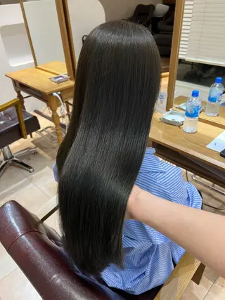 ロング カラー 🥀韓国ヘア🥀 宮津真菜のヘアスタイル