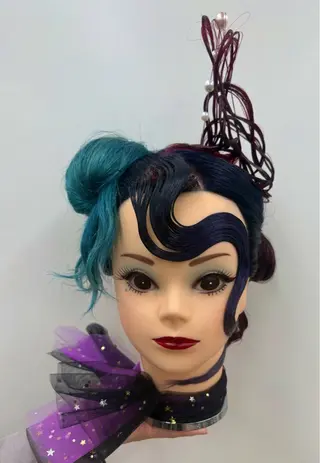 ロング ヘアアレンジ EARTH大曽根💛 田中りほのヘアスタイル