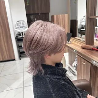 カラー メンズ ラフィス池袋所属・✨本格的韓国スタイル 特化✨ﾊﾙｶ✨️のヘアスタイル