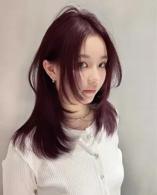 ミディアム カラー ★梅田似合わせカラー ちどり★のヘアスタイル