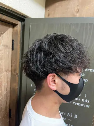 パーマ メンズ メンズ特化❤️‍🔥 みやぎのヘアスタイル