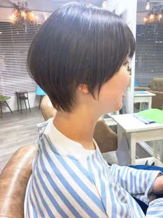 ショート カラー 髪質改善/艶髪 やまなかのヘアスタイル