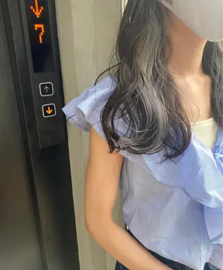 ロング IVE所属・ダブルカラー🤍 髪質改善／原島のヘアスタイル