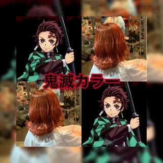 ミディアム カラー haco+所属・🌈派手髪エクステ ブレイズ🌈ひろとのヘアスタイル