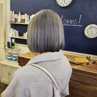 ミディアム カラー あべかりん/原宿 /マツパ/ハイトーンのヘアスタイル