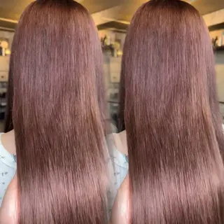 ロング カラー ainya/心斎橋 /ハイトーン/カラーのヘアスタイル