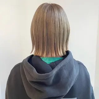 ミディアム カラー 🍊暖色×顔周り 🍊cocoroのヘアスタイル