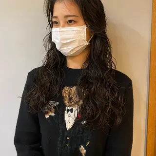 ロング パーマ Van family所属・ショート& パーマ　坂本のヘアスタイル