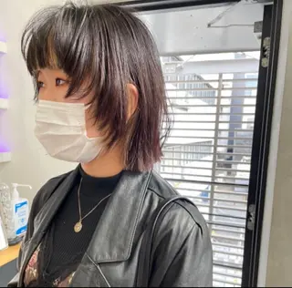 カラー レイヤーカット/ ダブルカラーサクライのヘアスタイル