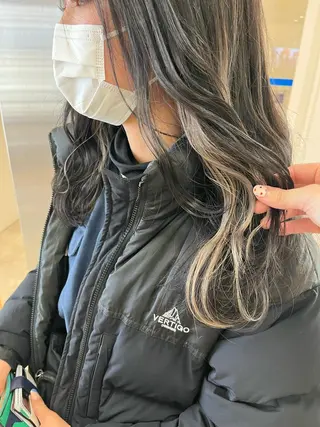 セミロング カラー 暖色専門美容師🎀 お客様満足度◎のヘアスタイル