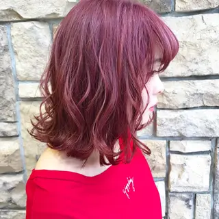 ショート カラー AMI ウルフパーマ/メンズのヘアスタイル