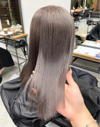 ミディアム カラー RIO🩶NEXT/ エクステ/ハイトーンのヘアスタイル