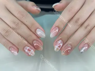 ネイル 神田 ココナッツのネイルデザイン