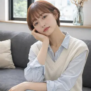 ショート カラー 一ノ瀬 暁のヘアスタイル